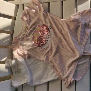 Two pieces top for girls 4 T